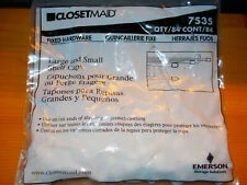 Bargainwizz ClosetMaid End Caps, 84-Pack Building & Materials