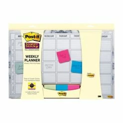 Bargainwizz Office Supplies Post-It Super Sticky Weekly Planner Calendar 17"x12"