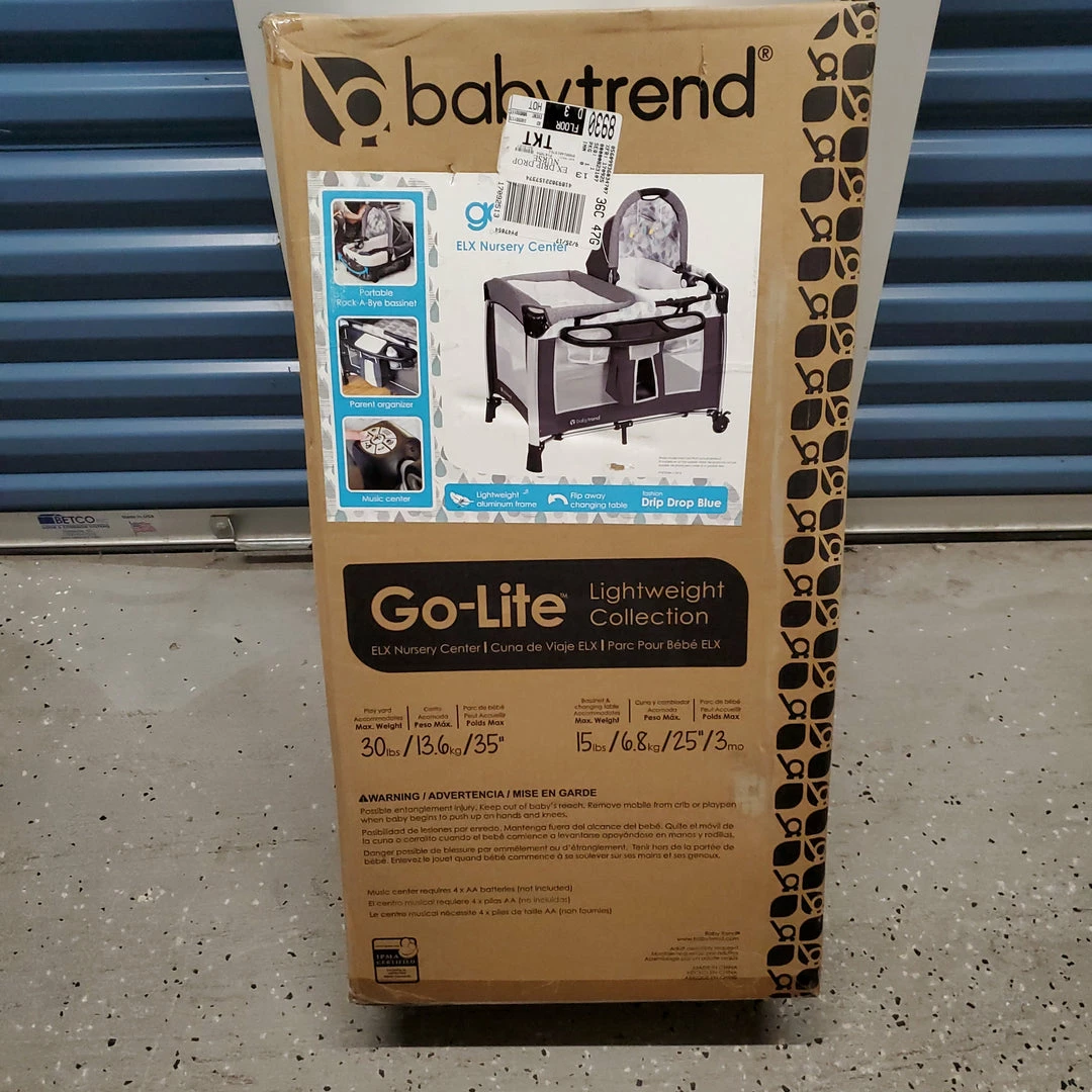 Bargainwizz Kids & Baby Baby Trend Go-Lite ELX Nursery Center Playard 2 Bargainwizz Kids & Baby Baby Trend Go-Lite ELX Nursery Center Playard