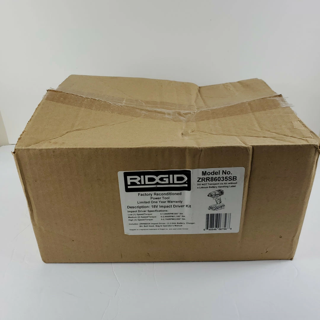 Bargainwizz Tools & Accessories Ridgid 18V Cordless Lithium-Ion Impact Driver Set 2 Bargainwizz Tools & Accessories Ridgid 18V Cordless Lithium-Ion Impact Driver Set