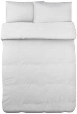 Bargainwizz Ikea OFELIA VASS King Duvet Cover W/ Pillowcases Dobby Woven Bed Set White 1 Bargainwizz Ikea OFELIA VASS King Duvet Cover W/ Pillowcases Dobby Woven Bed Set White