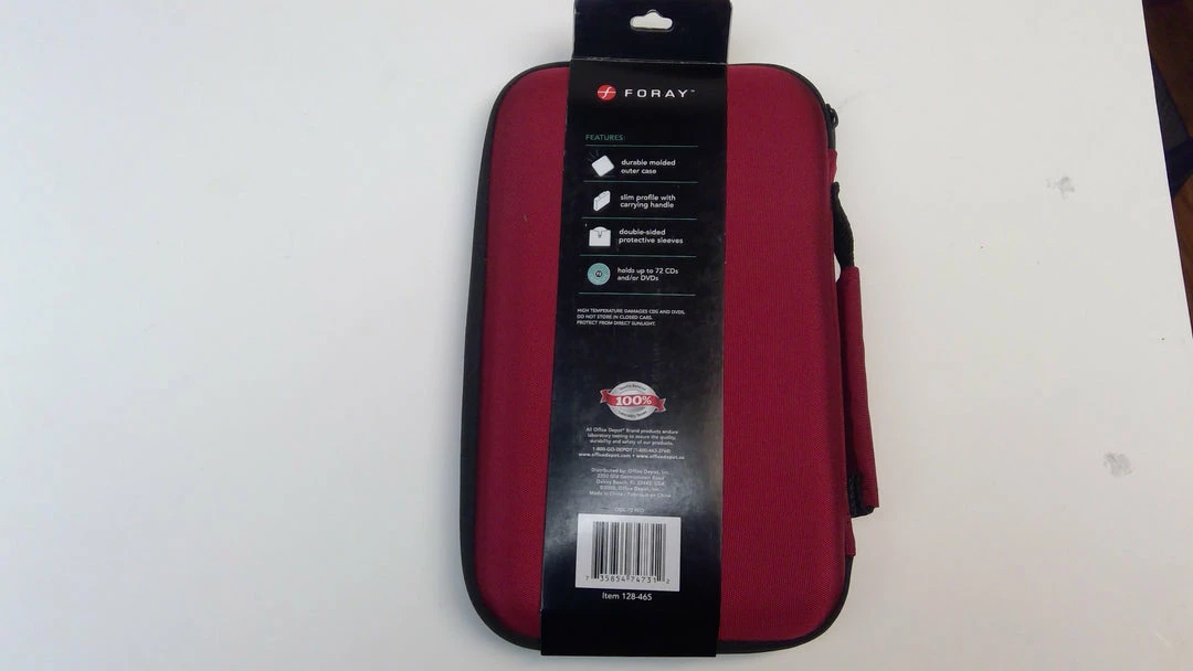 Bargainwizz Foray CD/DVD Wallet Disk Holder 4 Bargainwizz Foray CD/DVD Wallet Disk Holder