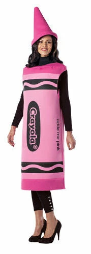 Bargainwizz Crayola Tickle Me Pink Crayon Costume 1 Bargainwizz Crayola Tickle Me Pink Crayon Costume