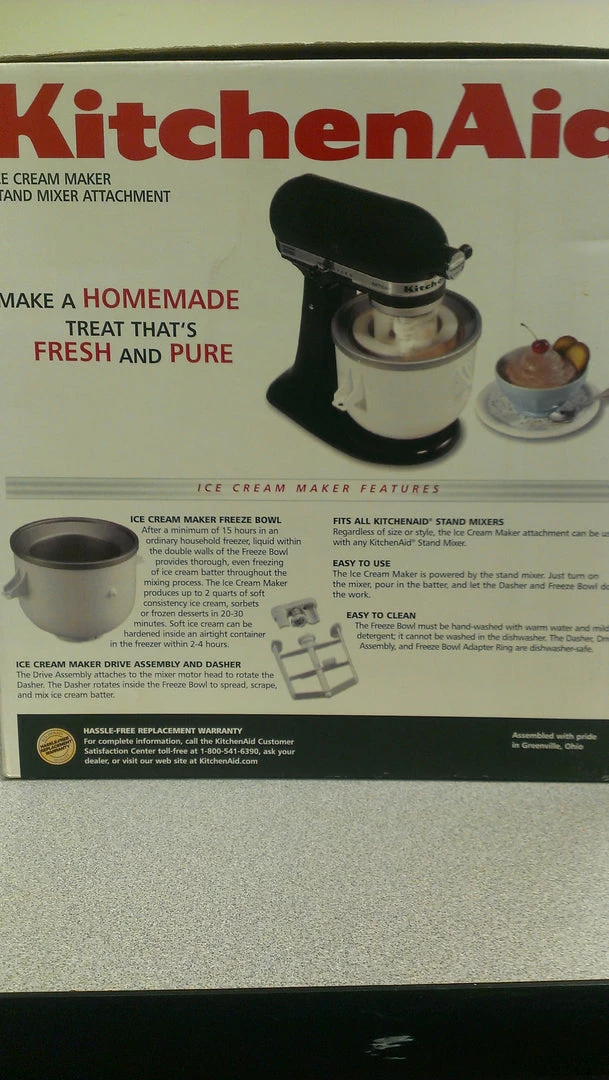 Bargainwizz Kitchen Aid Ice Cream Maker 2 Bargainwizz Kitchen Aid Ice Cream Maker