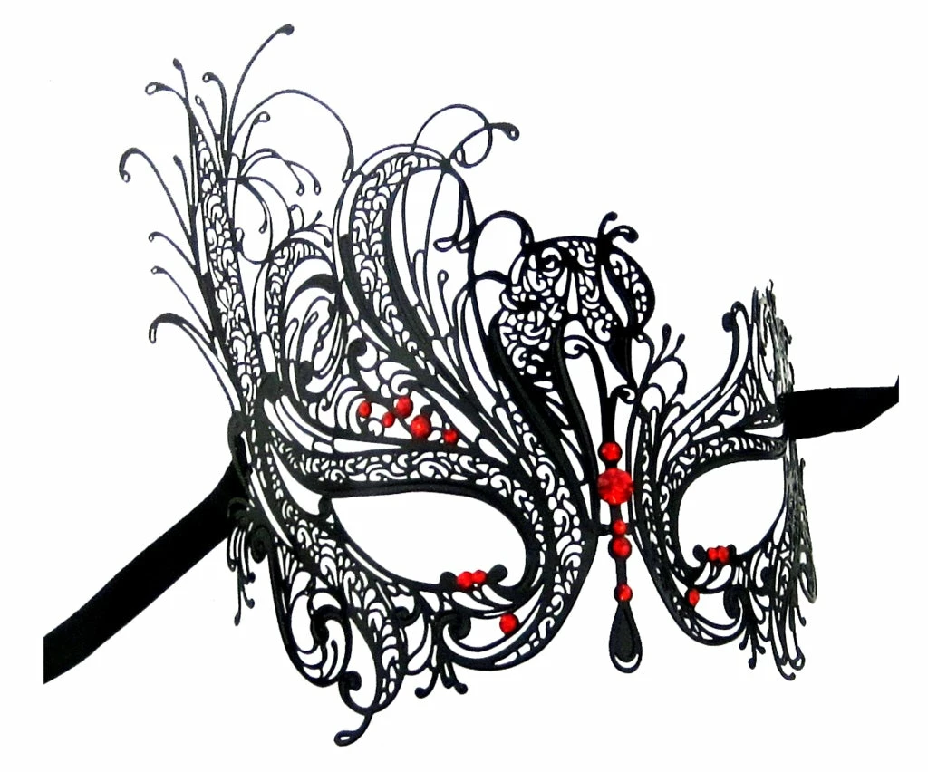 Bargainwizz Costumes Accessories Swan Metal Filigree Laser Cut Masquerade Mask 1 Bargainwizz Costumes Accessories Swan Metal Filigree Laser Cut Masquerade Mask