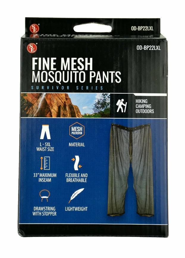 Bargainwizz Fine Mesh Mosquito Pants 1 Bargainwizz Fine Mesh Mosquito Pants
