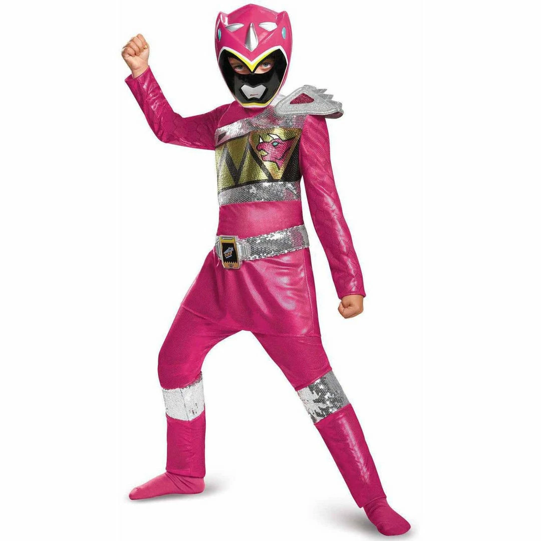 Bargainwizz Power Rangers Dino Charge Pink Sequin Costume Costumes 1 Bargainwizz Power Rangers Dino Charge Pink Sequin Costume Costumes