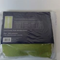 Bargainwizz Home & Garden Re Style Room Essentials Crinkle Voile Window Sheer