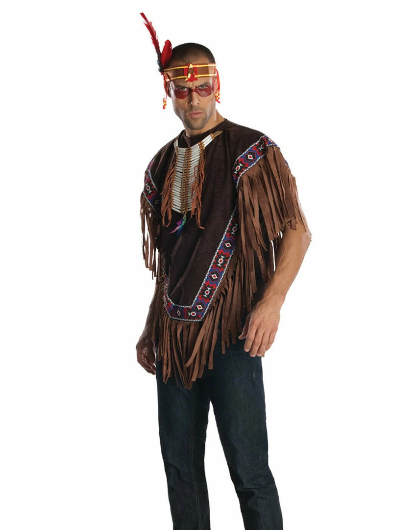 Bargainwizz Costumes Native American Poncho Costume 1 Bargainwizz Costumes Native American Poncho Costume