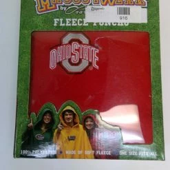 Bargainwizz Ohio State Mascot Fleece Puncho Clothing, Shoes & Accessories