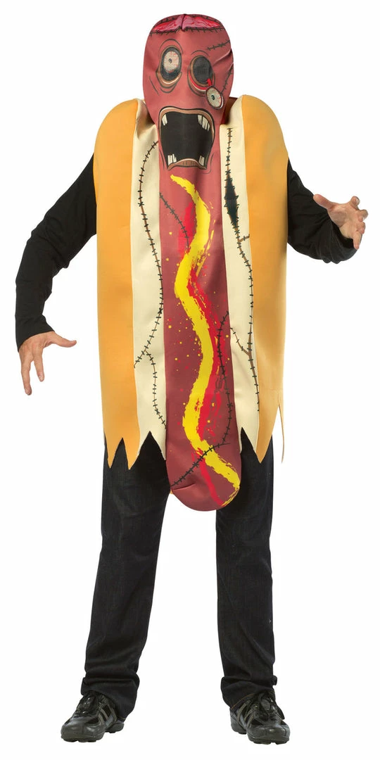 Bargainwizz Costumes Zombie Hot Dog Costume 1 Bargainwizz Costumes Zombie Hot Dog Costume