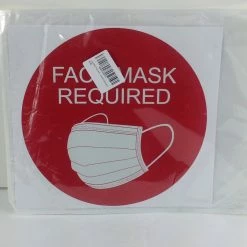 Bargainwizz Health & Beauty Face Mask Required Sign*