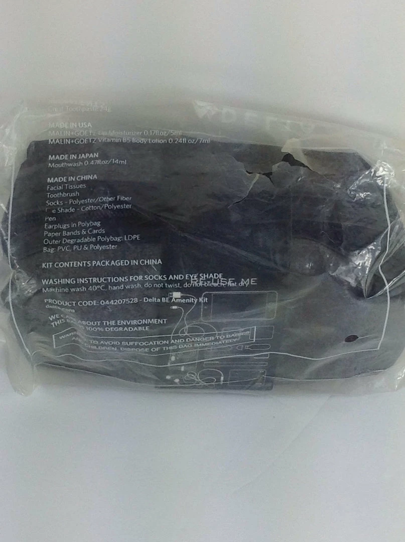 Bargainwizz Delta One Tumi Zipper Case Travel Amenity Kit 2 Bargainwizz Delta One Tumi Zipper Case Travel Amenity Kit