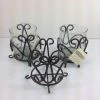 Bargainwizz Rod Iron Apple Candle Holder With Candle