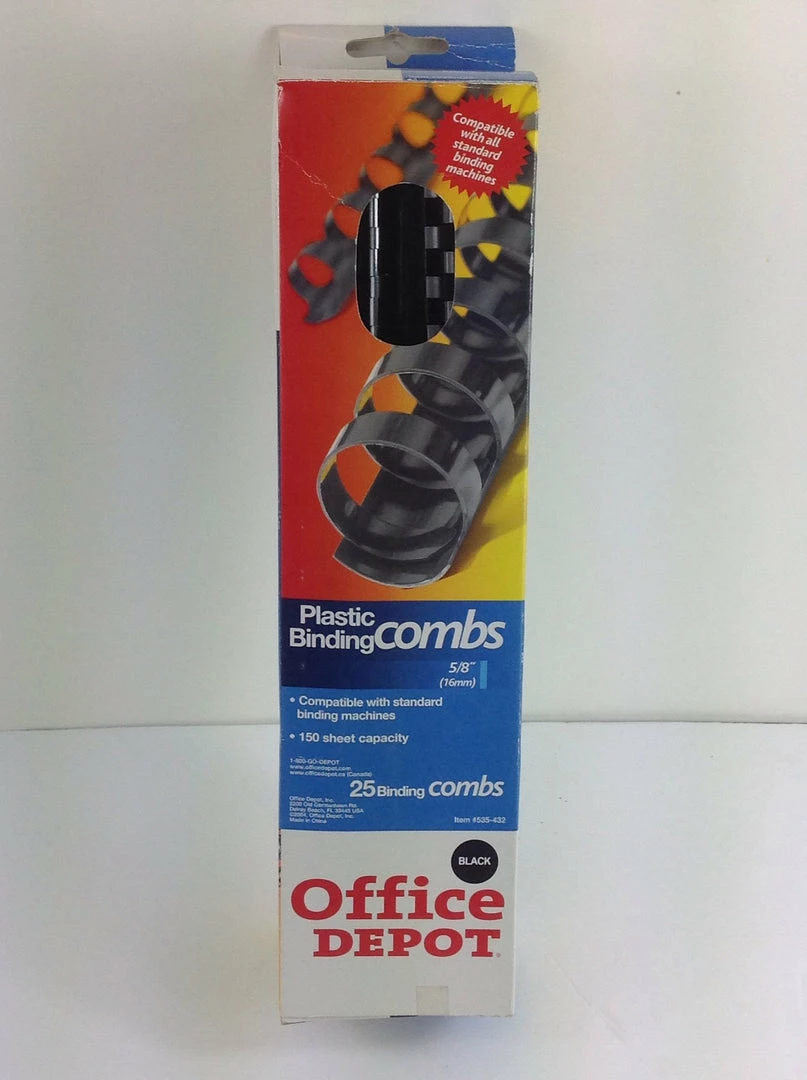 Bargainwizz Electronics, Computer & Office Office Depot® 5/8" Binding Combs 1 Bargainwizz Electronics, Computer & Office Office Depot® 5/8" Binding Combs