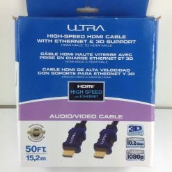 Bargainwizz Electronics, Computer & Office Ultra 50FT High Speed HDMI Cable With Ethernet And 3D Support -10.2Gbps, 1080