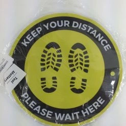 Bargainwizz Distancing Floor Decals*