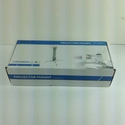 Bargainwizz VIVO Universal Extending White Ceiling Projector Mount / Height Adjustable Projection (MOUNT-VP02W)
